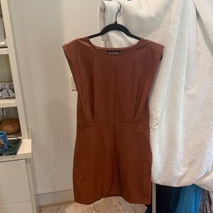 En Saison Rust Mini Dress